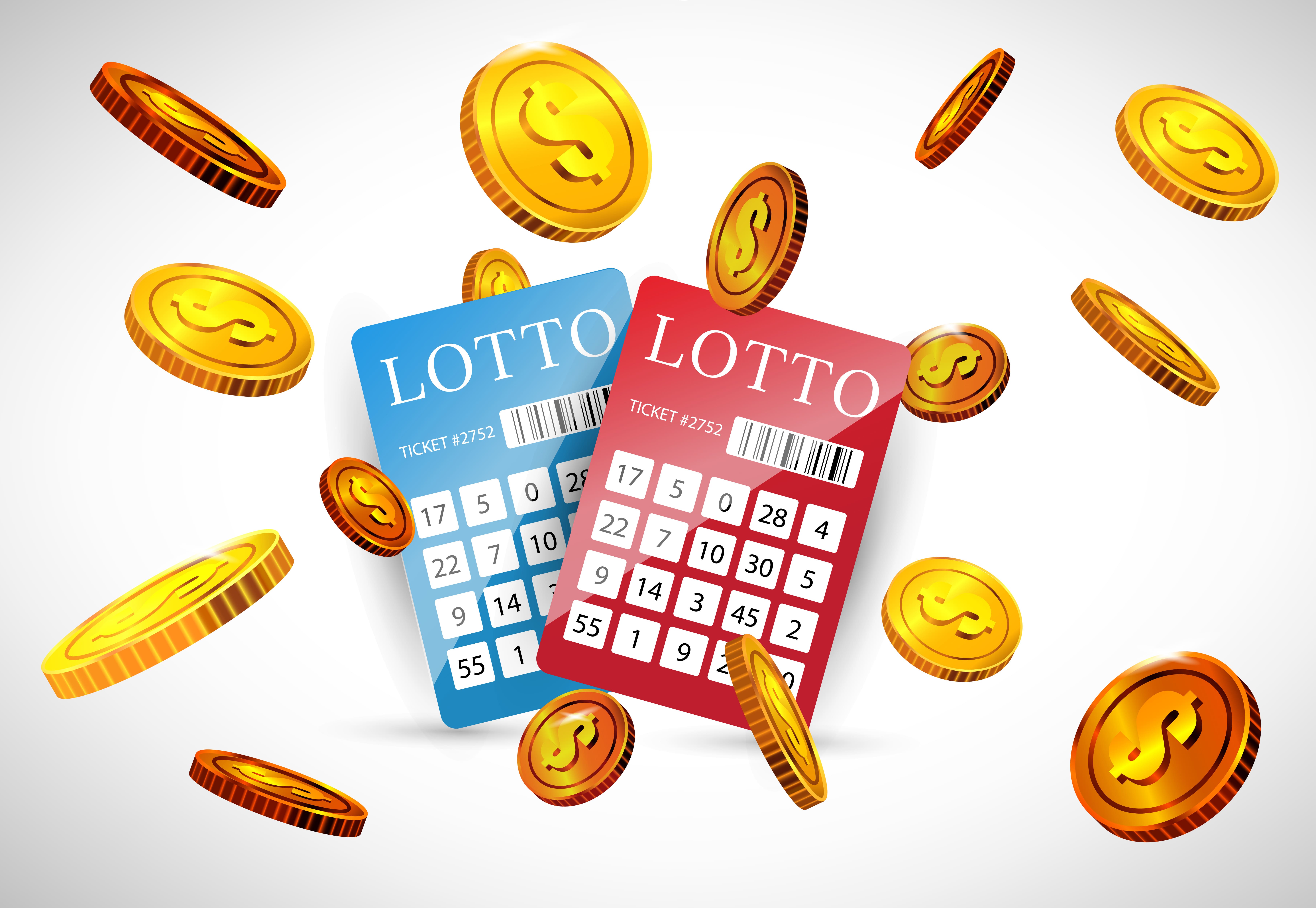 colorful lotto balls graphic